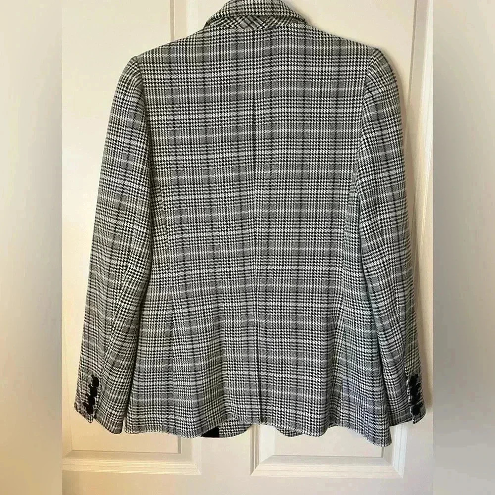 Gap Houndstooth Single Button Blazer - image 3